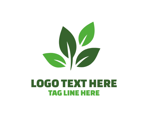 Leaf Nature Emblem Logo