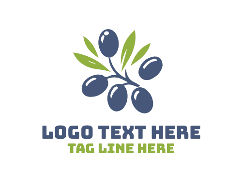 Leaf Olive Tree Logo
