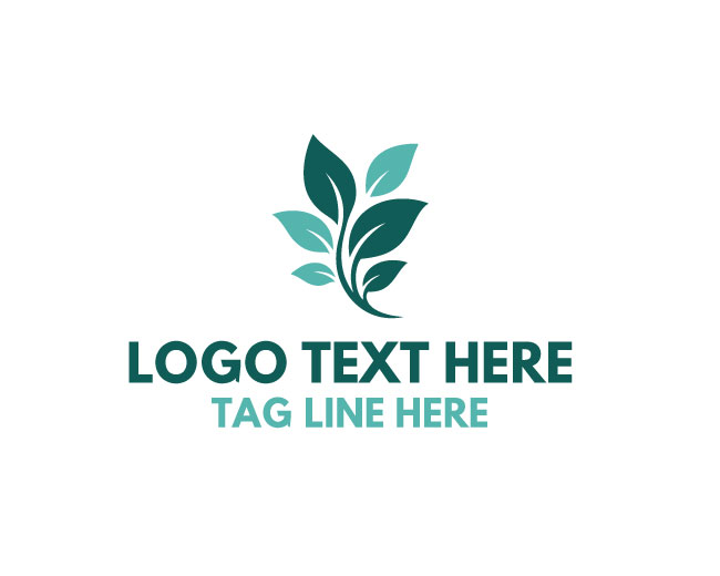 Leaf Petal Pattern Logo