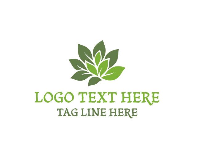 Leaf Vine Pattern Logo