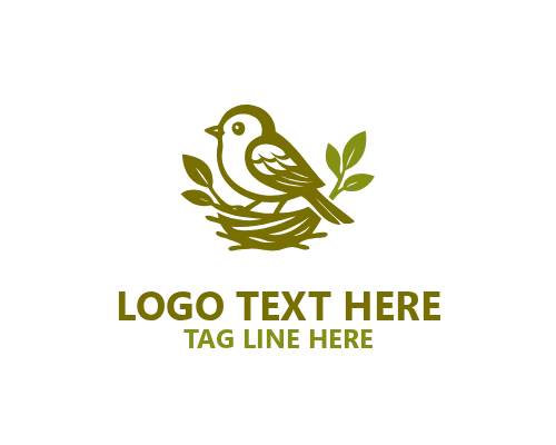 Legacy Nest Bird Logo