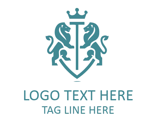 Legend Lion Crest Logo