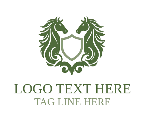  Legendary Horse Crest Logo