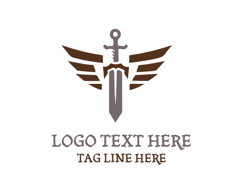 Legendary Sword Logo for Fantasy Branding