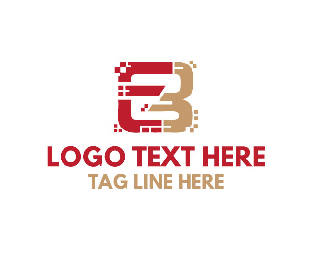 Letter E B Clean Logo