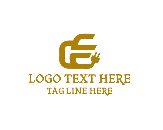 Letter E Electric Brand Logo