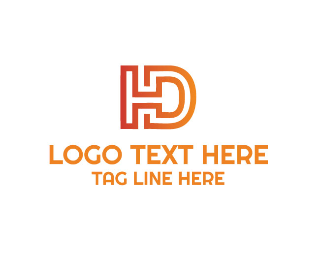 Letter HD Creative Logo