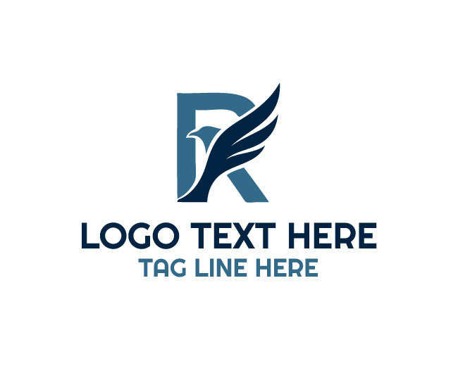 Letter R Bird Logo