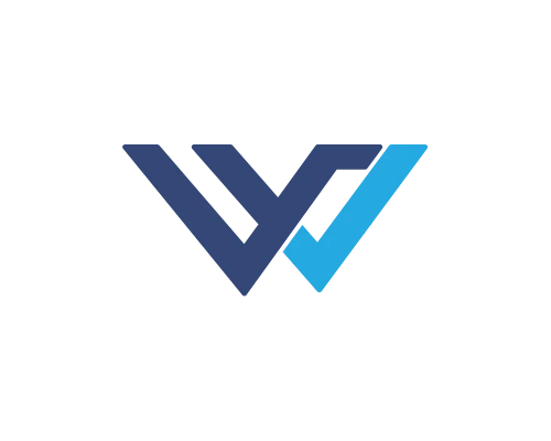 Letter V and Letter W Bold Logo