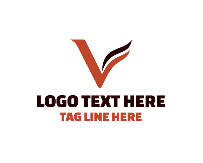 Letter V Bold Logo
