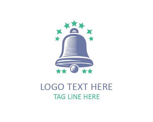 Liberty Bell Educational Icon Logo for Learning and History Platforms