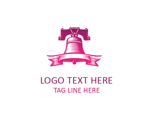 Liberty Bell Freedom Logo for Patriotic and Educational Use