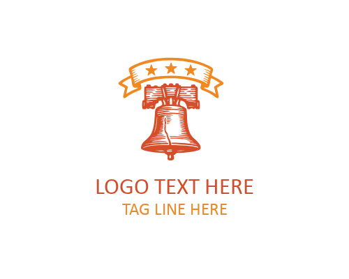 Liberty Bell Logo for Historical and Patriotic Branding