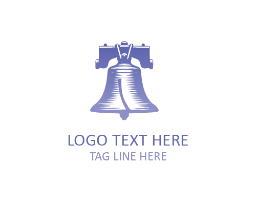 Liberty Bell Patriotic Heritage Logo for American Identity Branding