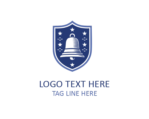Liberty Bell Symbol Logo for Historical and Patriotic Use