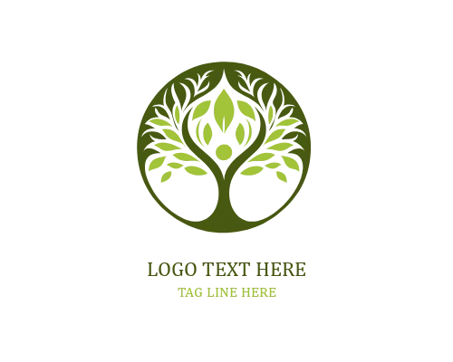 Life Nurture Woman Tree Logo