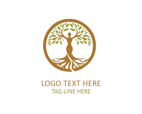 Lifeharmony Women Tree Logo