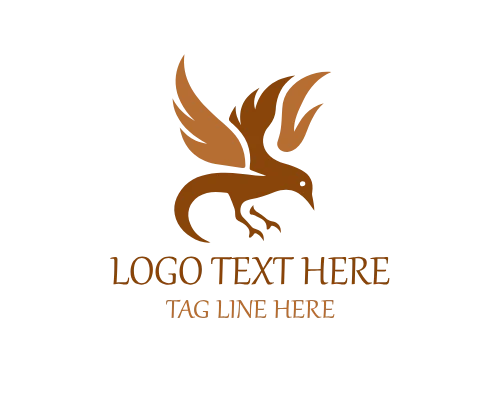 Lifestyle Flame Bird Logo for Modern Brands and Visual Identity