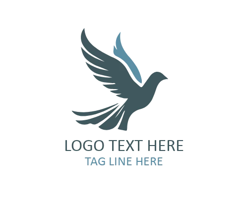 Lift Flying Bird Logo