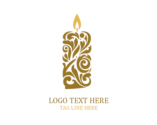 Light Balance Candle Logo