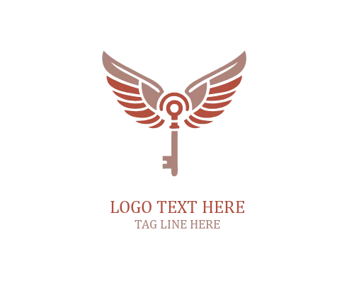 Light Flight Wings Key Logo