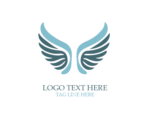  Light Grace Angel Wings Logo