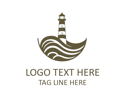Lighthouse Emblem Logo for Professional Brand Identity