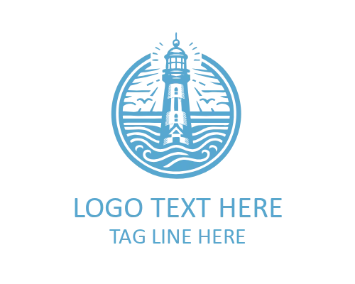 Lighthouse Logo Design for Maritime and Coastal Branding