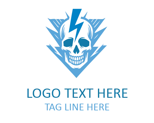 Lightning Skull Power Emblem
