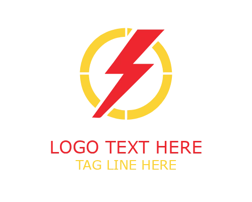 Lightning Strike Logo for Powerful and Dynamic Branding