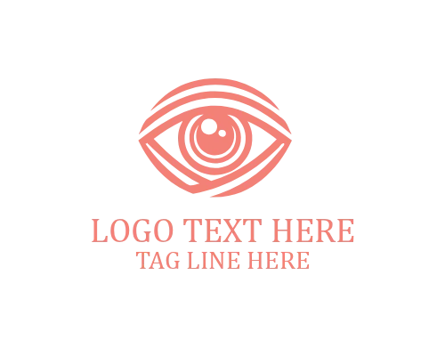  Line Art Eye Lashes Logo