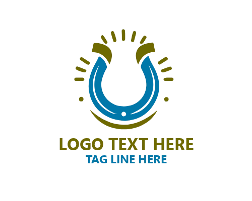 Line Art Horse Shoe Icon