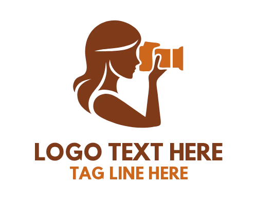 Line Art Photographer Logo