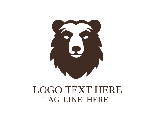 Line Art Polar Bear Logo for Minimalist and Modern Brands