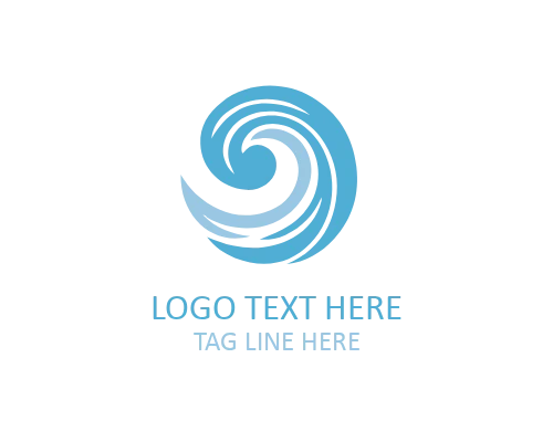 Line Art Wave Logo