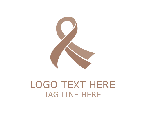 Linear Abstract Ribbon Logo for Minimal Brand Identity