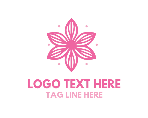 Linear Bloom Outline Logo