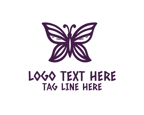 Linear Butterfly Air Logo