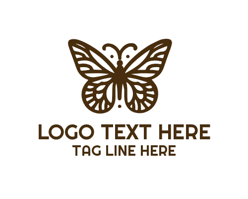 Linear Butterfly Airy Logo