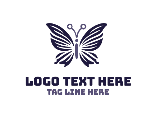 Linear Butterfly Balance Logo
