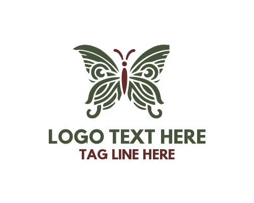 Linear Butterfly Breeze Logo