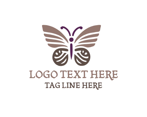 Linear Butterfly Flow Logo