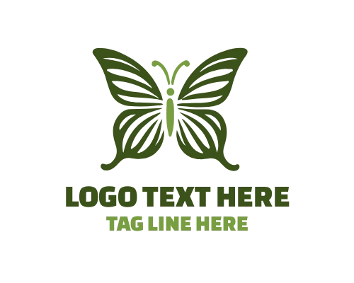 Linear Butterfly Harmony Logo