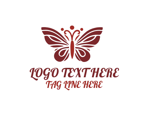  Linear Butterfly Petals Logo