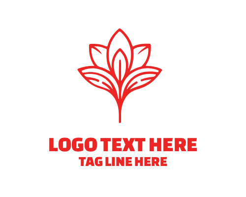 Linear Daisy Flower Logo
