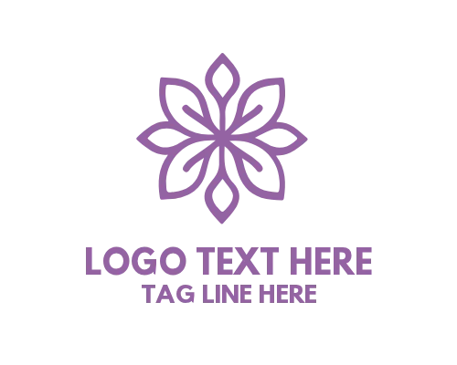  Linear Elegant Bloom Logo