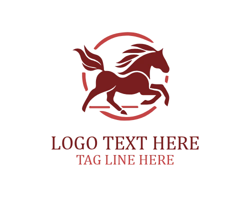 Linear Horse Head Logo