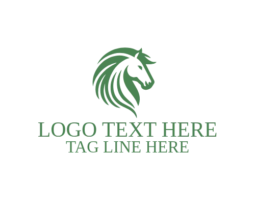 Linear Horse Symbol Logo