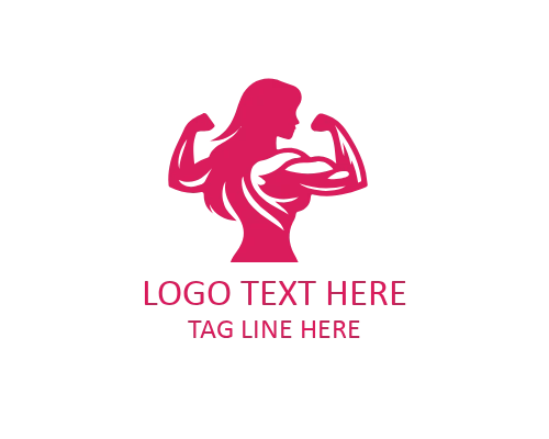 Linear Muscle Fitness Club GYM Logo