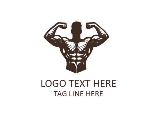 Linear Muscle Force Strength GYM Logo